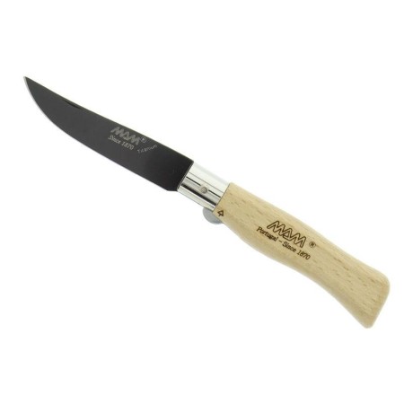 COUTEAU M.A.M. HETRE LAME TITANIUM NOIR