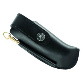ETUI CUIR NOIR MAX CAPDEBARTHES FUSIL - couteaux clic