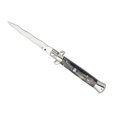 Couteau automatique corne Kriss cran d'arrêt - couteaux clic