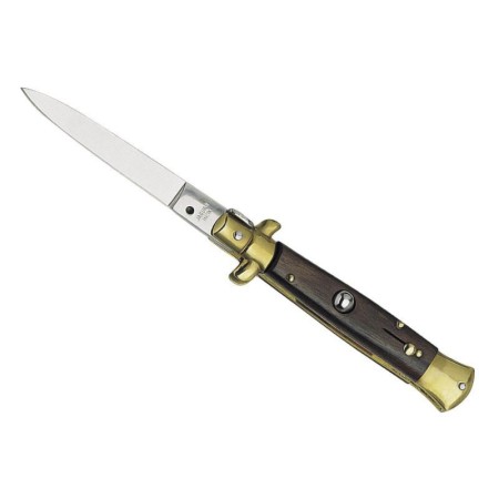 COUTEAU AUTOMATIQUE BOIS DE SANTOS CRAN D'ARRET - couteaux clic