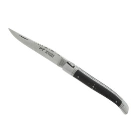 LAGUIOLE LE FIDELE EBENE 12CM INOX - couteaux clic