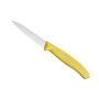 COUTEAU OFFICE VICTORINOX SWISSCLASSIC 8CM JAUNE A DENTS - COUTEAUX CLIC