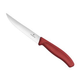 COUTEAU PIZZA/STEAK VICTORINOX SWISSCLASSIC 12CM ROUGE