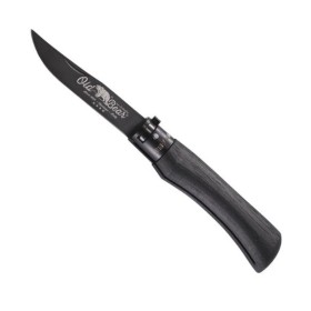 COUTEAU OLD BEAR TOTAL BLACK VIROLE NOIRE TAILLE M