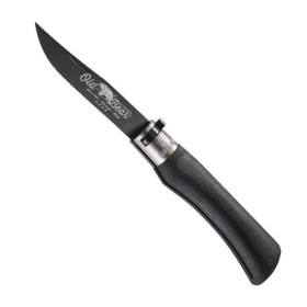 COUTEAU OLD BEAR TOTAL BLACK VIROLE GRISE TAILLE L