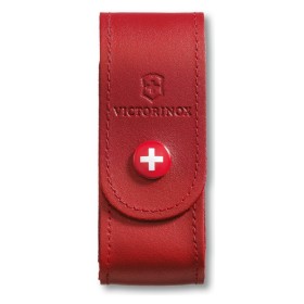 Etui Victorinox 6 à 14 pièces cuir rouge