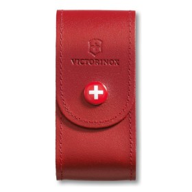 Etui Victorinox 15 à 23 pièces cuir rouge - Couteaux Clic