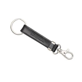 Passant ceinture Victorinox cuir noir + mousqueton