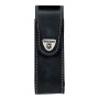 Etui Victorinox 4 à 10 pièces cuir noir clip pivotant