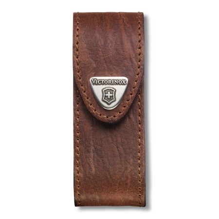 Etui Victorinox 6 à 14 pièces cuir marron