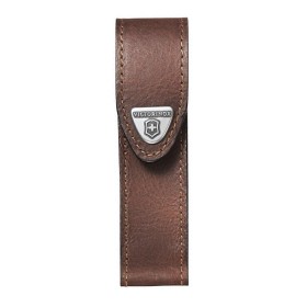 Etui Victorinox 4 à 10 pièces cuir marron