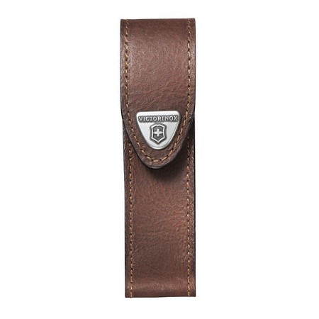 Etui Victorinox 4 à 10 pièces cuir marron