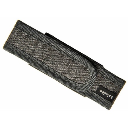 Etui nylon 'Slim' gris chiné, medium