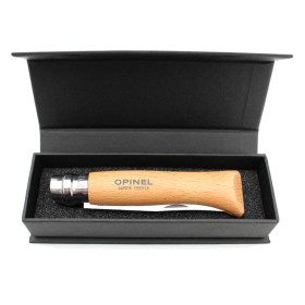 Coffret couteau de poche Opinel N°08 inox personnalisable
