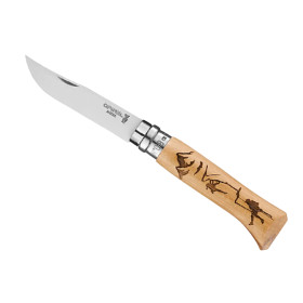 Opinel N°08 Gravure Escalade