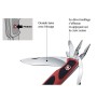 Couteau Suisse Victorinox Ranger Grip 74 rouge/noir - Couteaux Clic