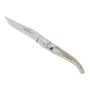 LAGUIOLE DOZORME LINER LOCK CORNE CLAIRE INOX