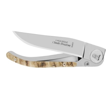 LAGUIOLE DOZORME LINER LOCK CORNE DE BELIER INOX