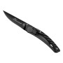 LE THIERS DOZORME LINER LOCK FACON CARBONE NOIR INOX