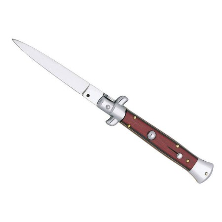 Couteau automatique stamina rouge 12 cm
