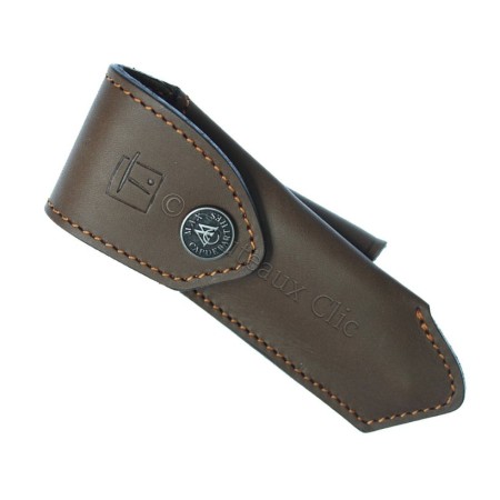 ETUI CUIR CHOCOLAT THIERS